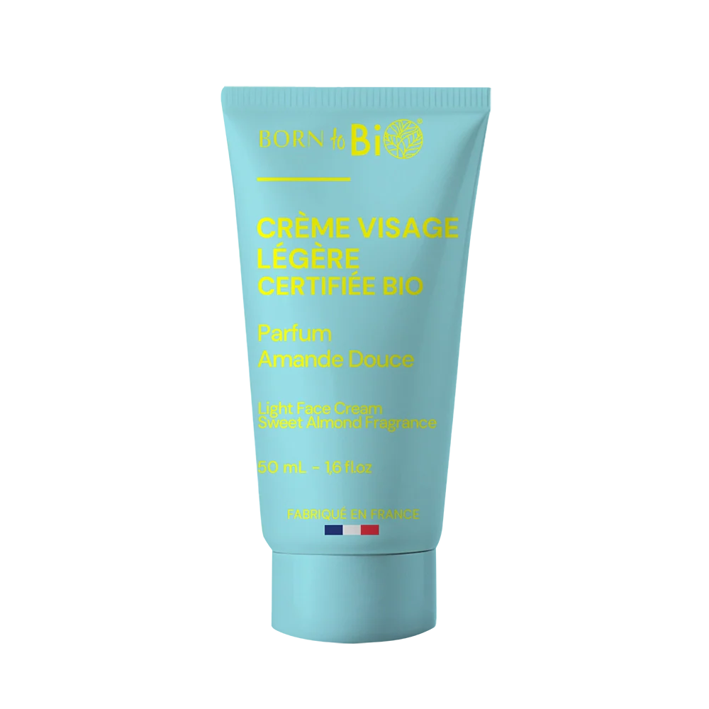 Crème visage - légère - Certifiée bio