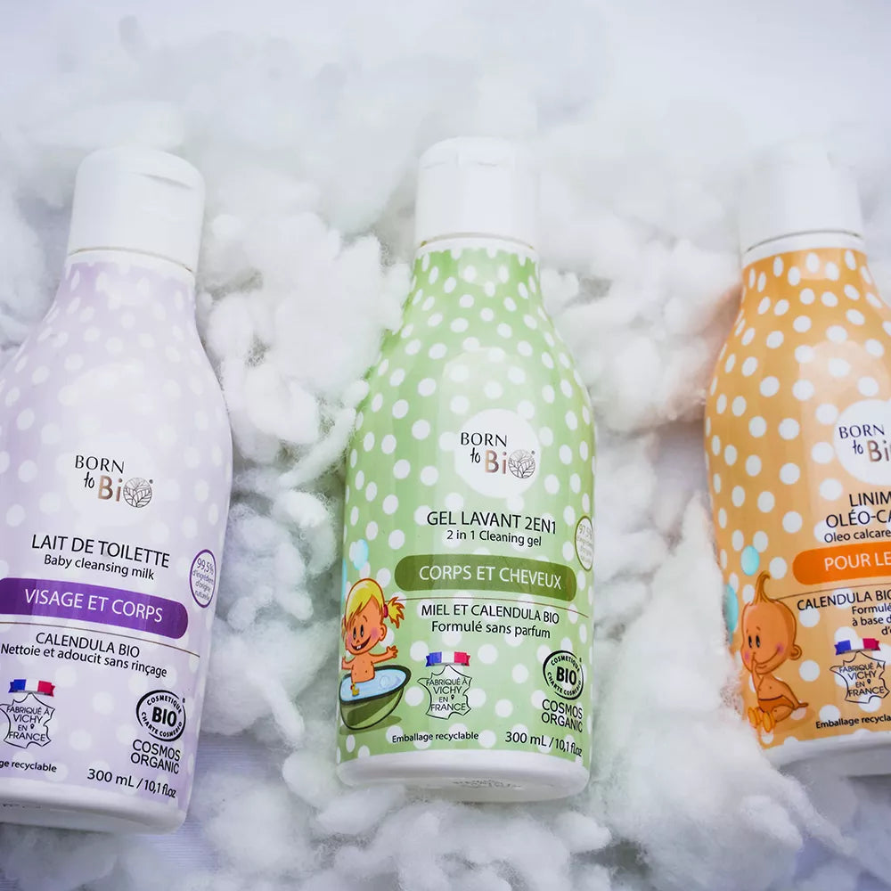 Gel Lavant 2 en 1 pour Bébé  - Certifié bio