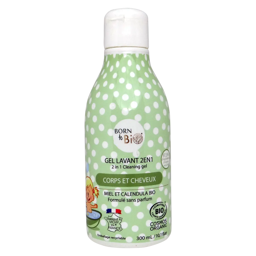 Gel Lavant 2 en 1 pour Bébé  - Certifié bio